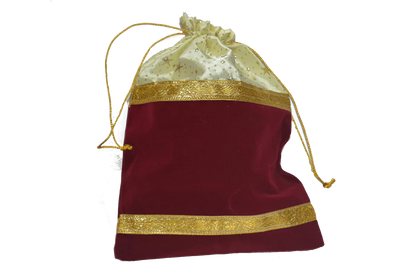 Velvet Satin Potli Bags - Puja Celebrations